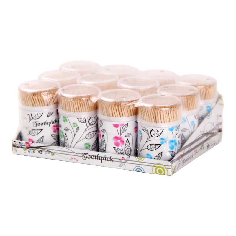 
Wholesale Double Pointed Eco friendly Plastic Plastic Bottle For Toothpick 