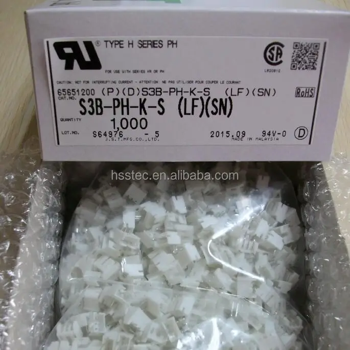 S3B-PH-K-S S3B-PH-K-S(LF)(SN) PH2.0 PJ/2,0 мм 2 мм 3PIN правый угол контактный разъем