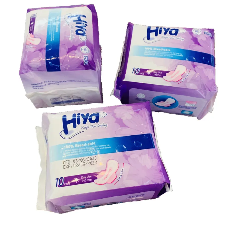 
XINLI Private Label Sanitary Pads African Ladies Pads Sanitary Napkin With Anion Sanitary Pads 