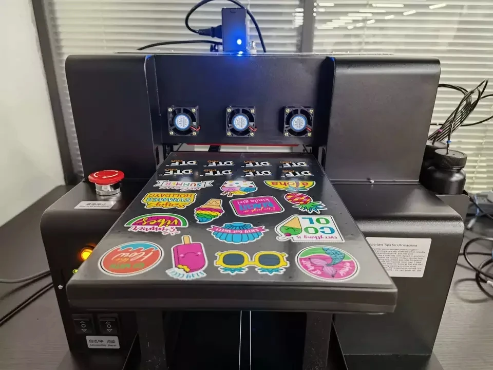 UV DTF Printer With Transfer PVC Film 3d Effect 50cm 30cm L805 Xp600 Print Head Roll To Roll UV DTF Printer Sticker DTF Printer