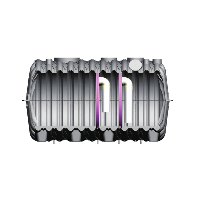 Good Quality Three-Compartment PE Septic Tank For Underground Home Sewage Water Treatment