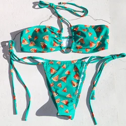 Ready To Ship Young Ladies Sexy Net Bra Set Women Swimsuits 2022 Summer Bikini