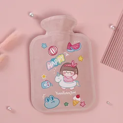 New water injection warm hands hot water bottle cute cartoon hand warmer hot water bottle