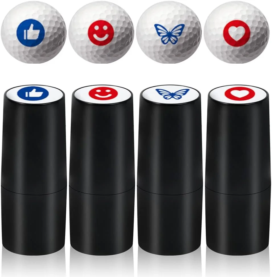 Custom Logo Quick Drying Golf Stamp Self-inking Golf Ball Stamper Marker Golf Accessories