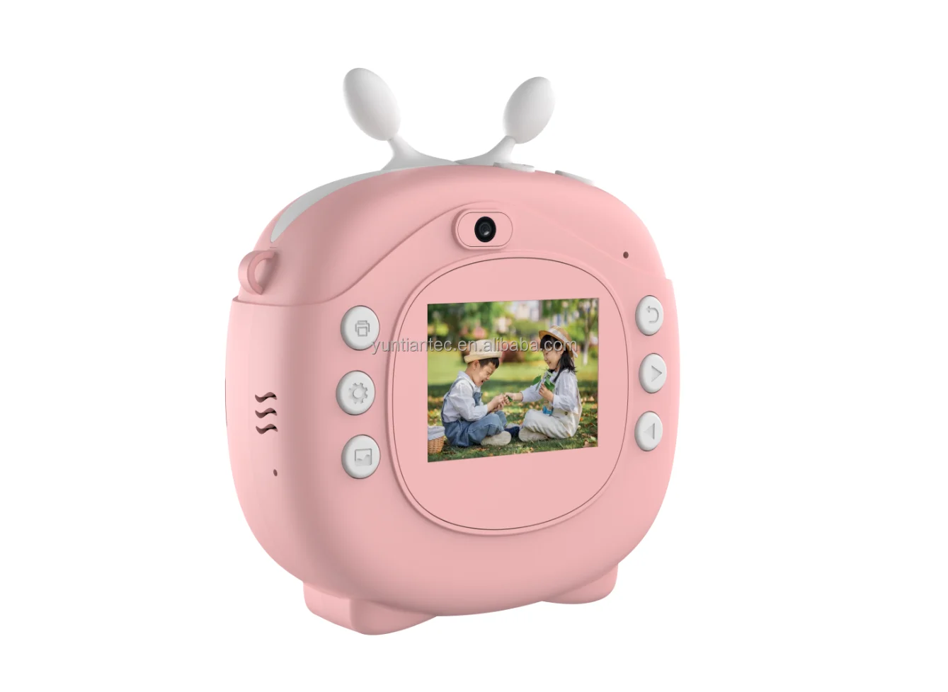 2024 New Design Instant Print Camera Thermal Paper Kids Action No Ink Printing Digital Camera for Children Portable Printer Cam