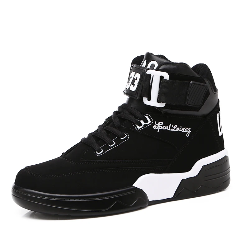 
European station stars with the same style of high-end couples basketball shoes 