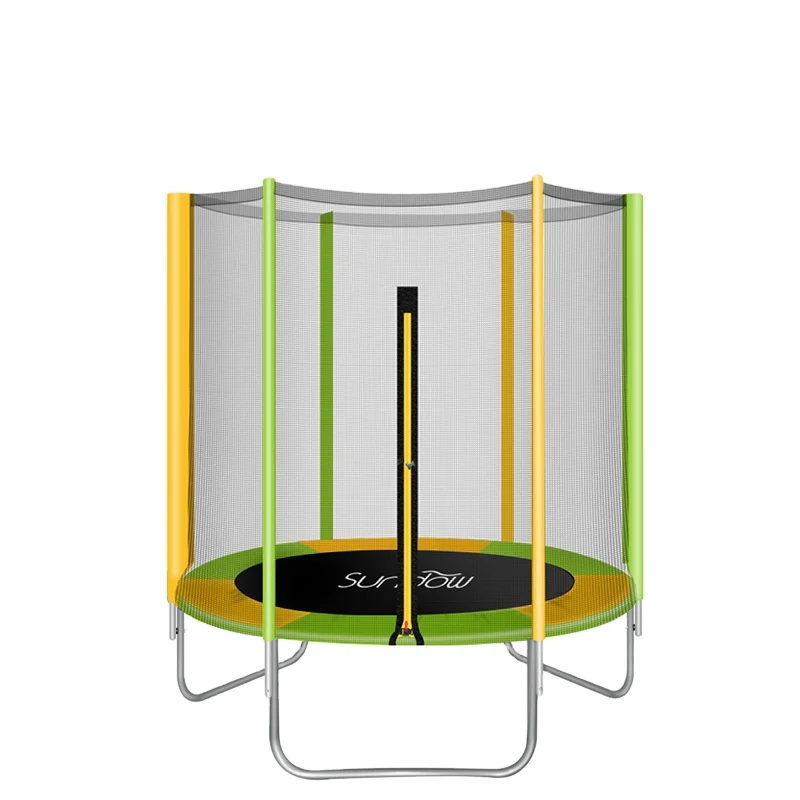 Sundow Promotional Factory Price Mini Fitness Trampoline Outdoor Safe Net Rebounder 6ft Trampoline For Children Outdoor