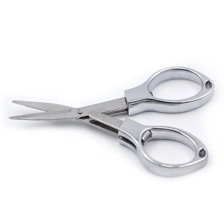 Factory Wholesale Precision Folding Scissors Left Handed Scissors Stainless Steel Beauty Scissors Fabric /sewing Shears,pruning
