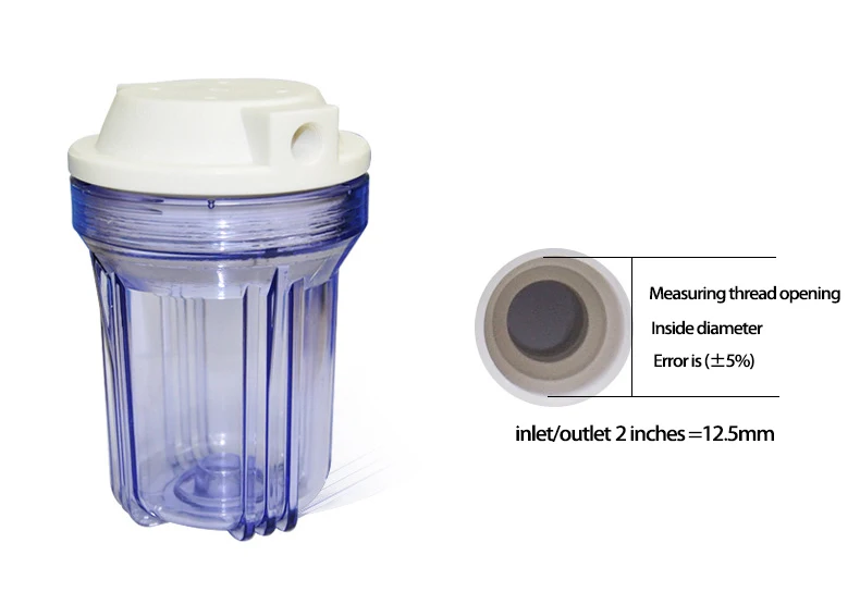 Hot Selling RO Water Treatment System 5 inch Plastic Single Stage Water Filter