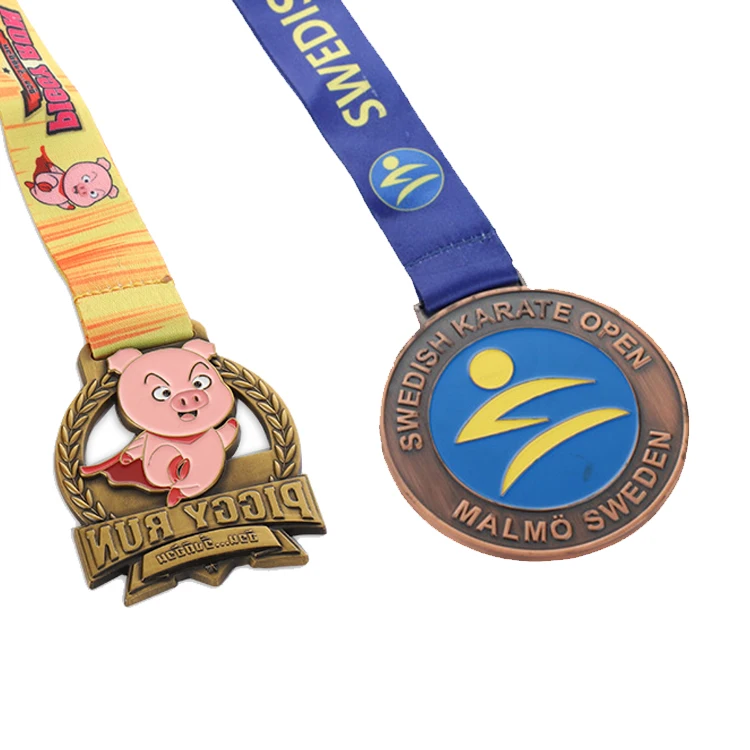 Design Your Own Sport Metal Logo Marathon Running Finisher Zinc Alloy Custom Medal Design Soccer 5K Running Sports Customised