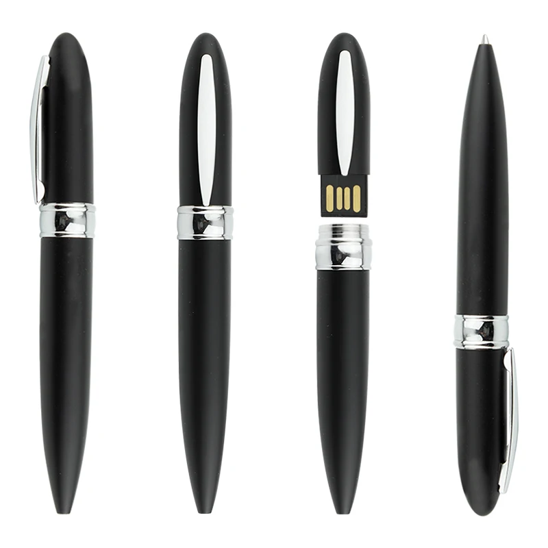 Rugby Shape Short Mini Tool Metal Ball Pen Cute Pen with 16GB 64GB Drive USB 2.0 Flash Drives Memory Stick PC 256GB Flashdrive