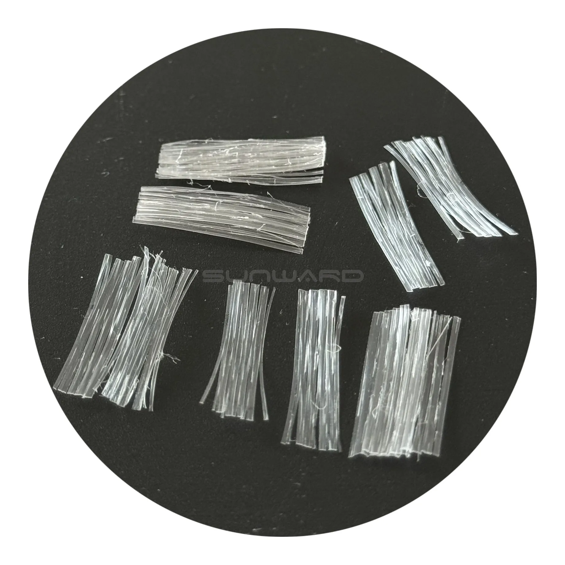 Polypropylene Staple Pp Fiber 3mm 6mm 9mm Polypropylene Fiber Additives