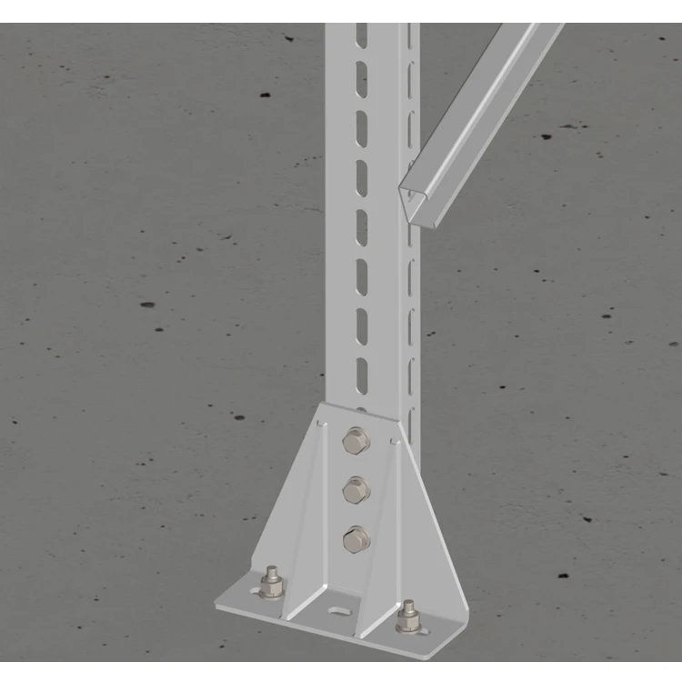 Zn-Al-Mg alloy coated steel solar ground mounting structure EPC PV power plant solar panel bracket