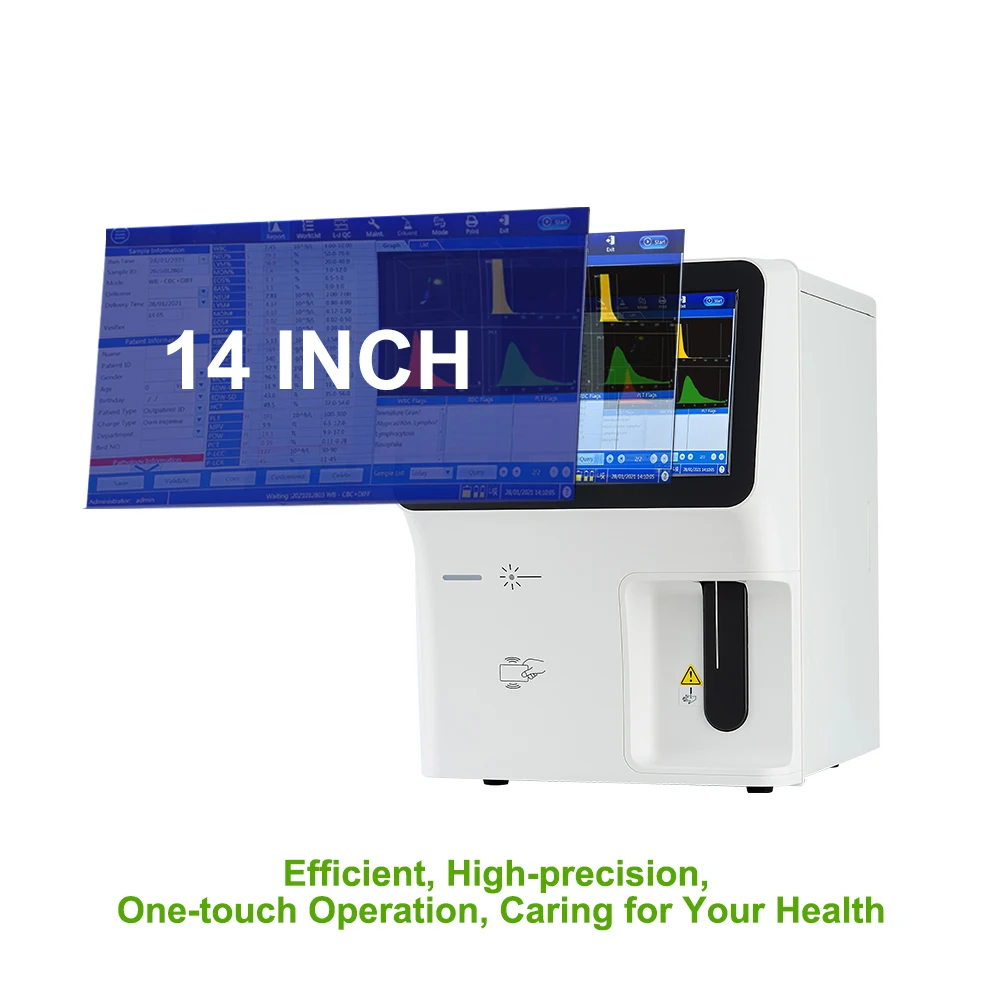 Veterinary equipment MY-B005I fully automated hematology analyzer 5 parts for clinic