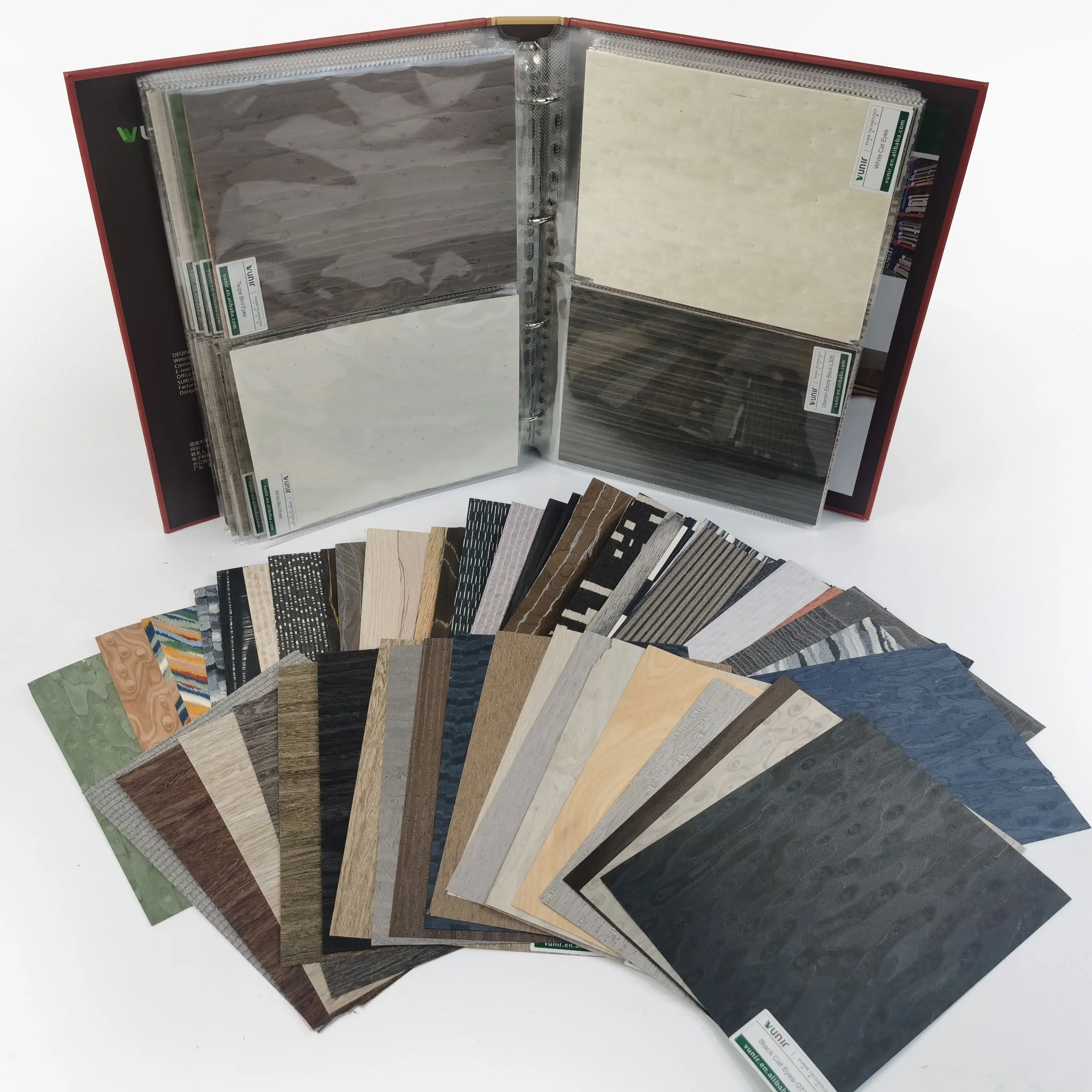 Vunir engineered wood veneer sample book recon wood veneer