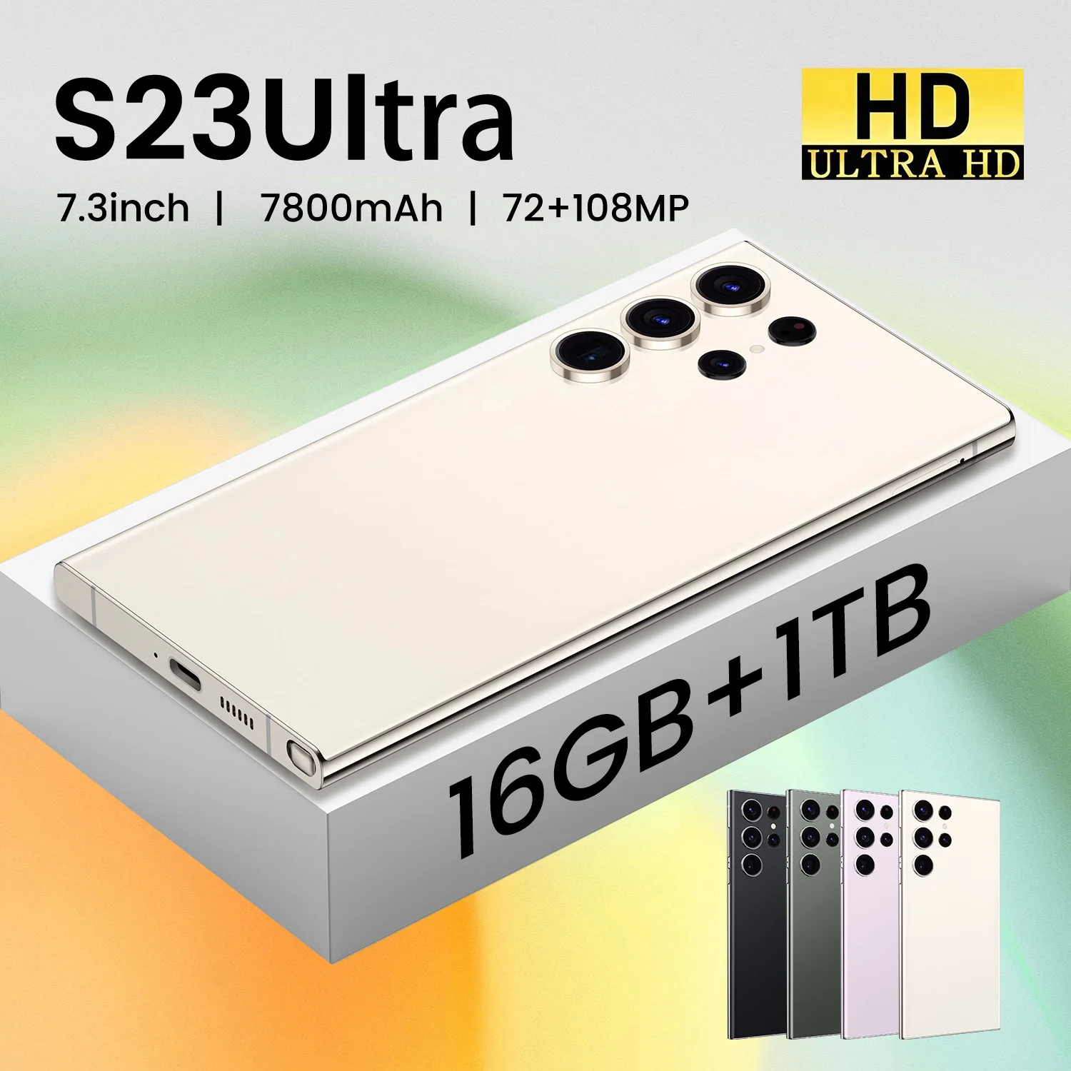 Смартфон S23 Ultra 16 ГБ + 1 ТБ 6800 мАч 5 г