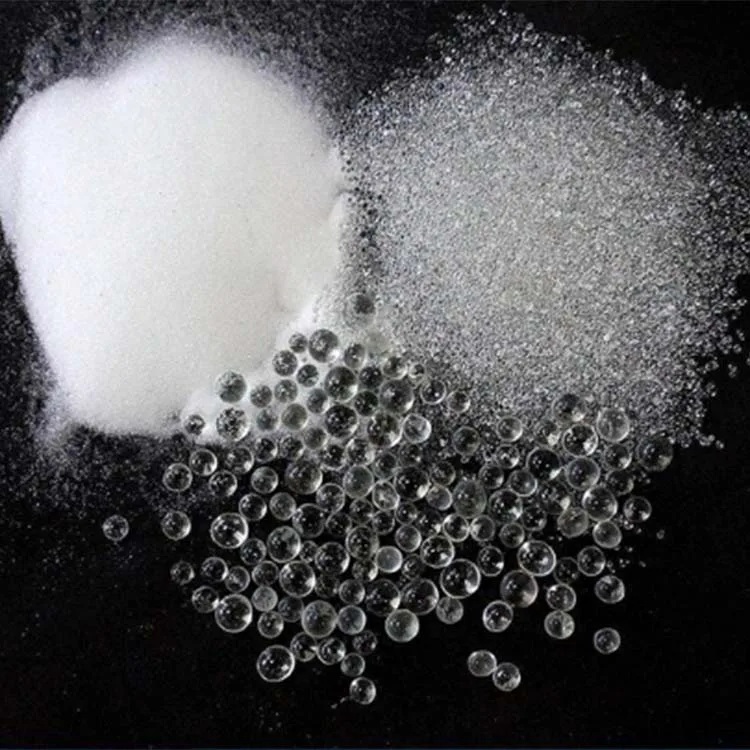 Manufacture Industrial abrasive glass beads sandblasting road marking glass microsphere