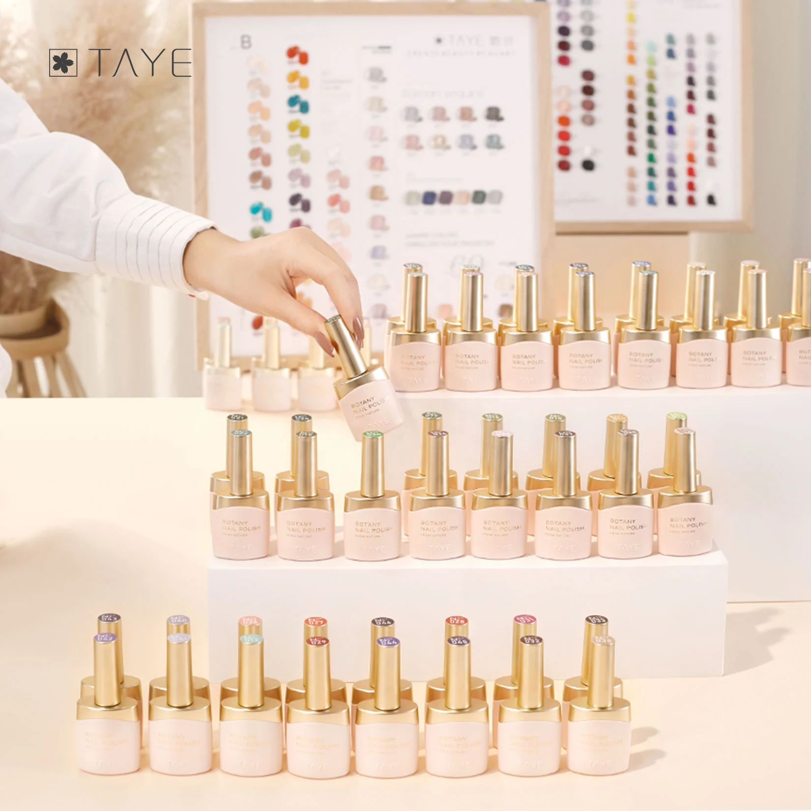 Hot Selling Mirror Full Colors Nail Polish Set Gel And Regular