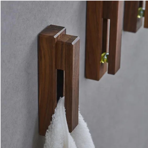 Stylish And Incredibly Wooden Towel Holders For The Bathroom