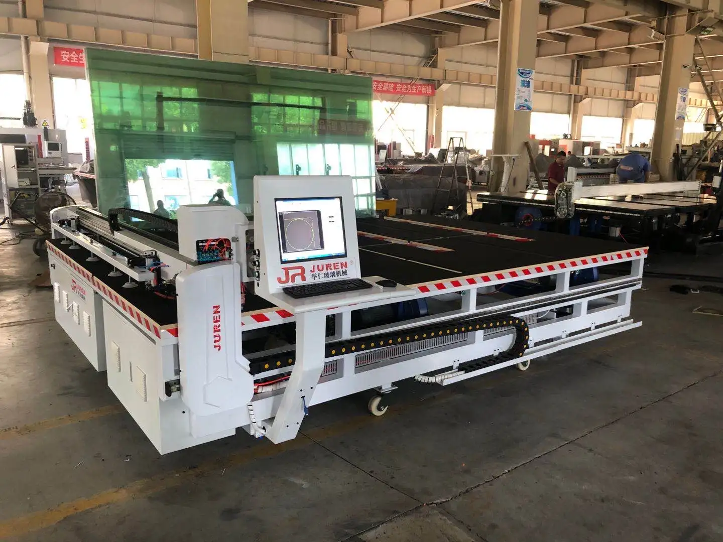 Chinese Factory Supply Top Selling CNC Full Automatic Glass Cut Machine Glass Processing Machinery for Industrial Building Glass