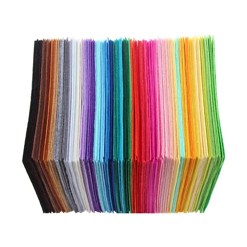 recycled polyester felt for Mattress with different color mix cotton polyester Recycle felt Mix color fabric felt