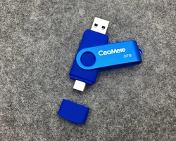 Original Ceamere CMC7 Dual U Disk Flash Drive 32GB 64GB 128GB USB 2.0 3.0 Memory Flash Drives Type C OTG USB Pendrive