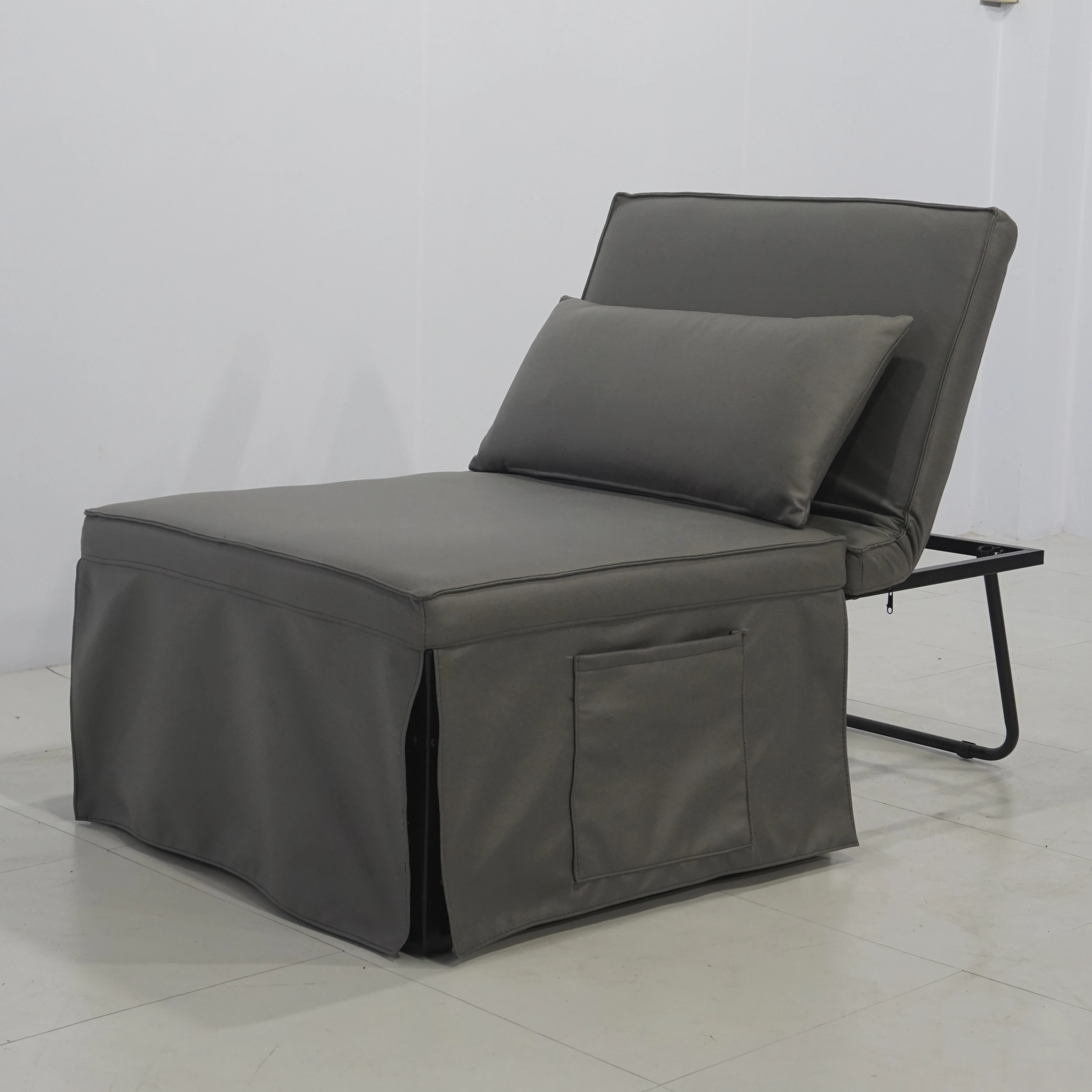 Promotional Sofa Beds Low Prices Home Furniture Modern Folding Single Put Down Backrest Sofa Bed Chair