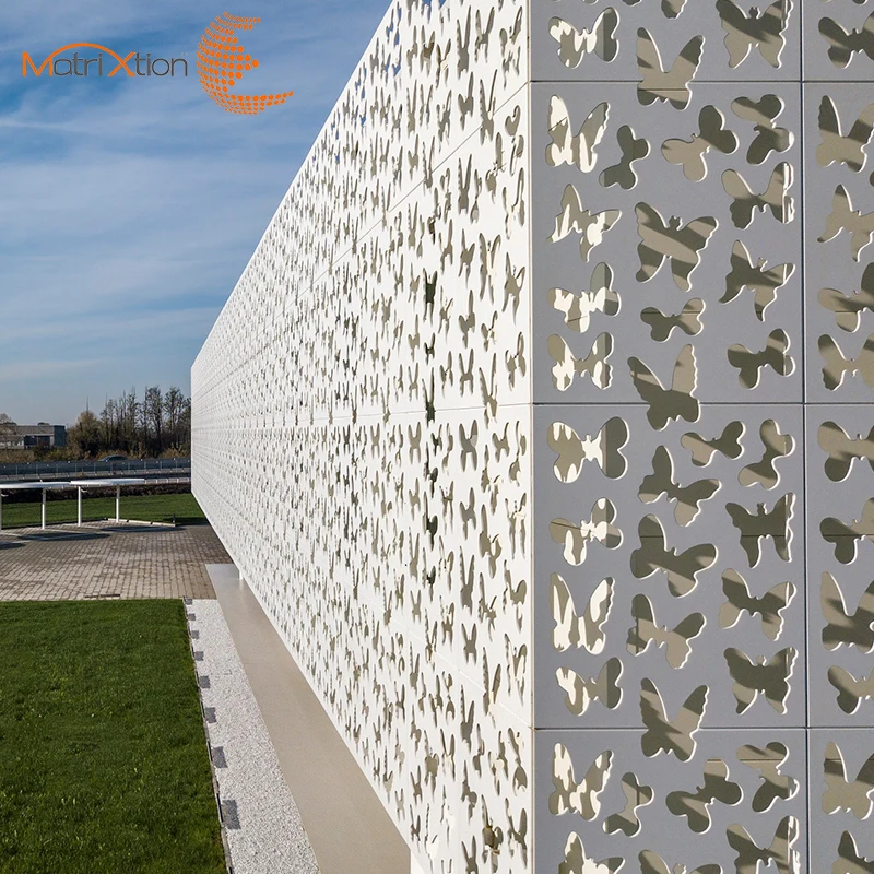 Matrixtion Modern Luxury Feature Aluminum Fluted Design Decorative Wall Panel