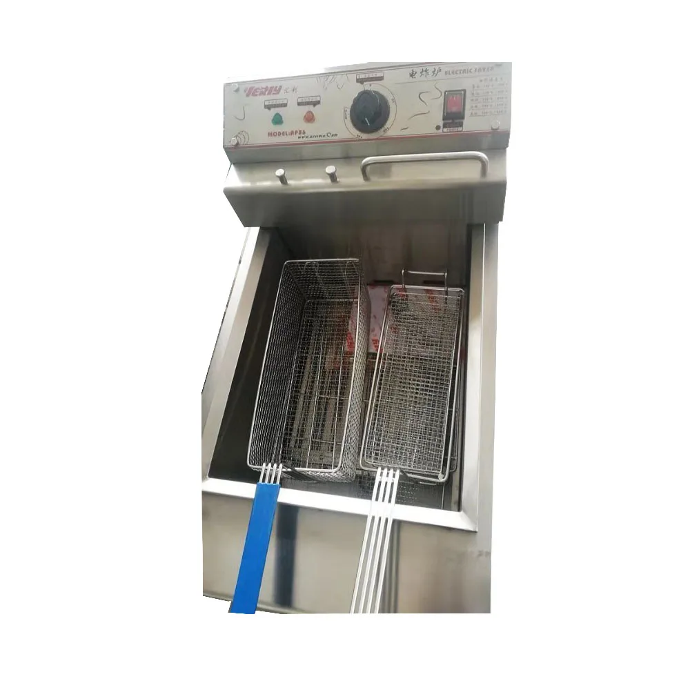 commercial mcdonalds kfc deep fat fryer electric 2 baskets