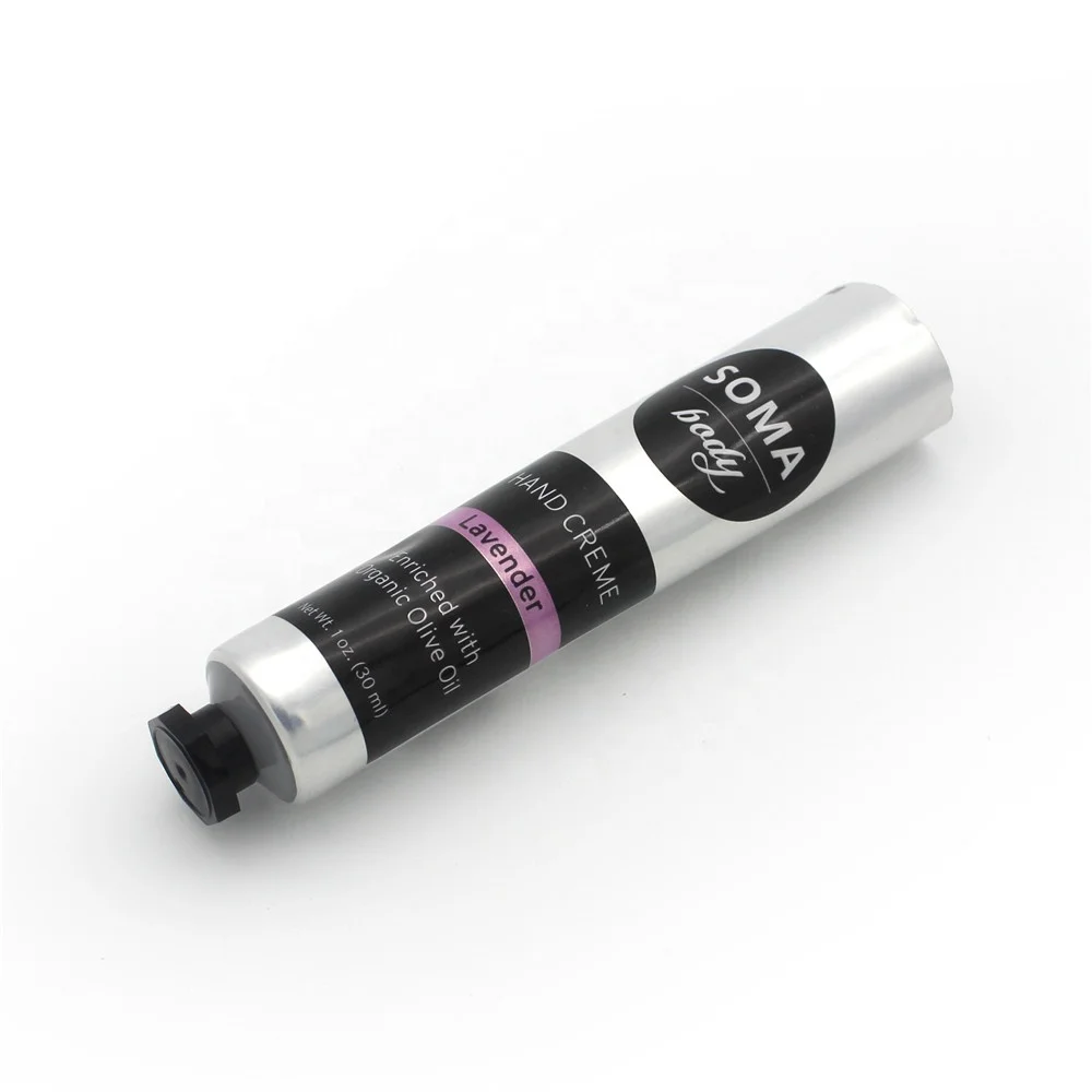 
Empty aluminum barrier laminated soft tube hand cream lotion packaging tube 