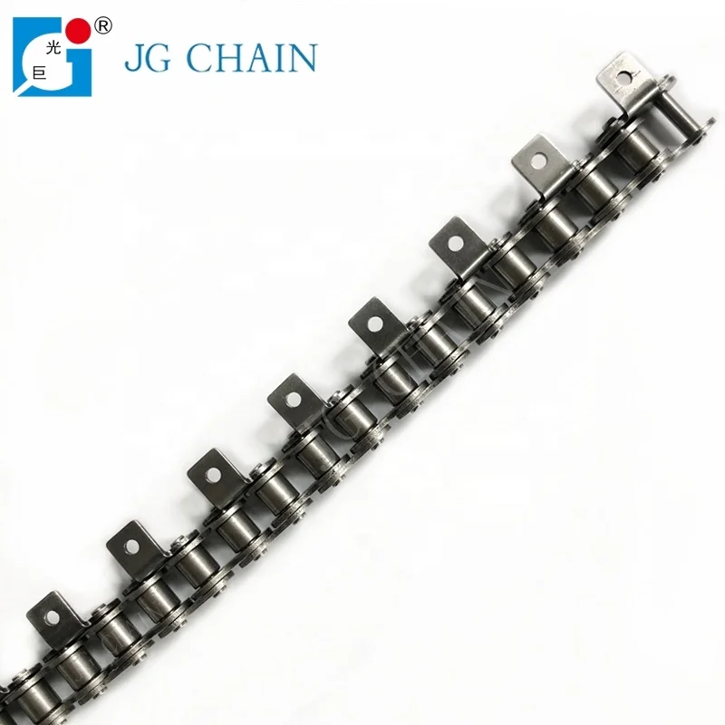 Factory direct sales Steel K conveyor roller chain din 08B-1 transmission chain with attachment