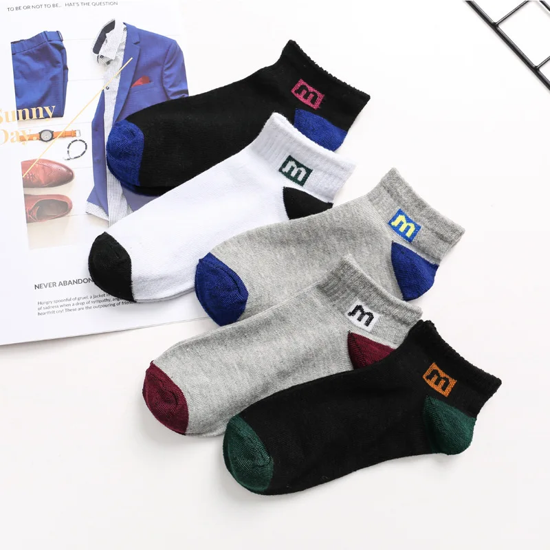 Wholesale High Quality Casual Short Socks Mens Cotton Polo Badminton Ankle Socks