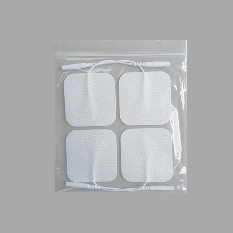  Tens Unit самоклеющиеся провода физиотерапевтические нетканые 5*5 см квадратные 4 ⑤ упак. Reuesd 30 раз липкие гелевые Электроды