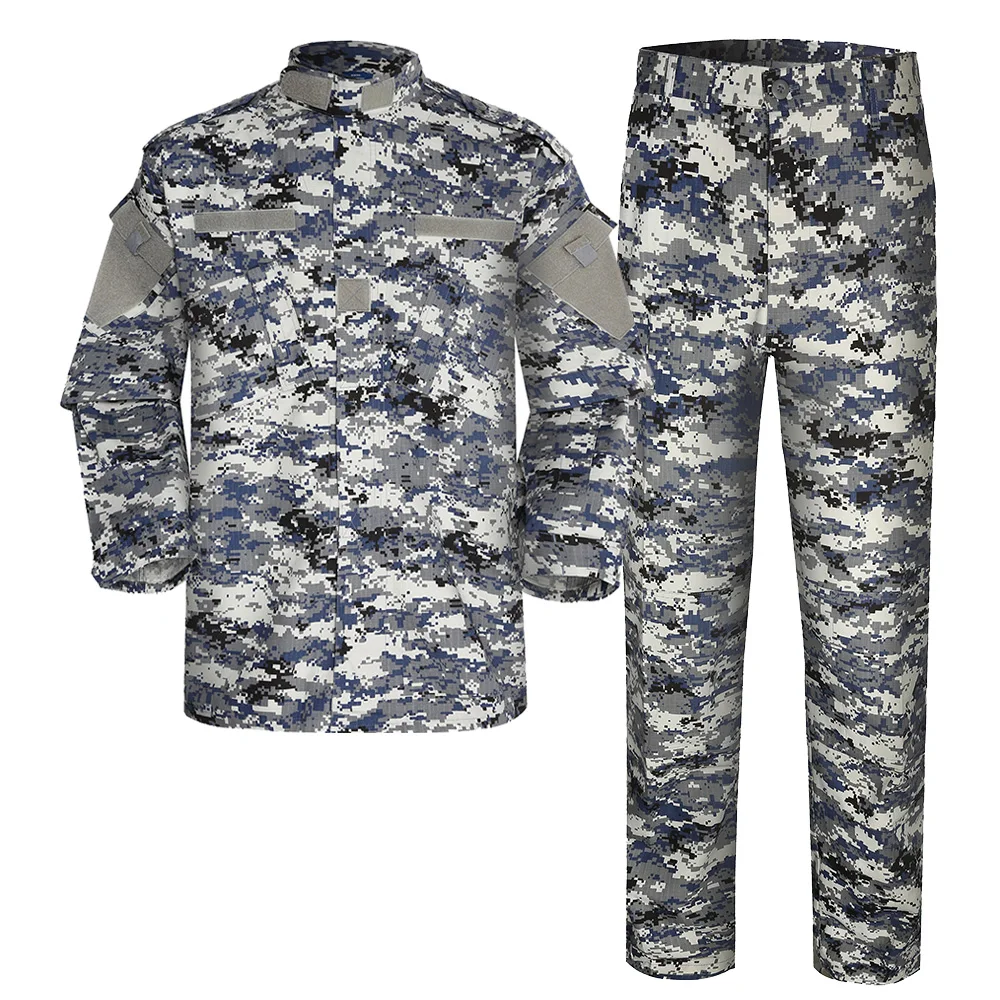 XINXING Custom ACU Combat Dress City Digital Camouflage Uniform Light Blue Urban Digital Camo ACU Tactical Uniform