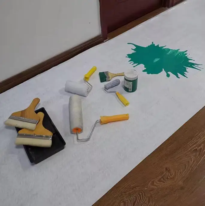 Противоскользящий временный ковер для защиты пола непромокаемый противомасляный амортизирующий самоклеящийся напольный