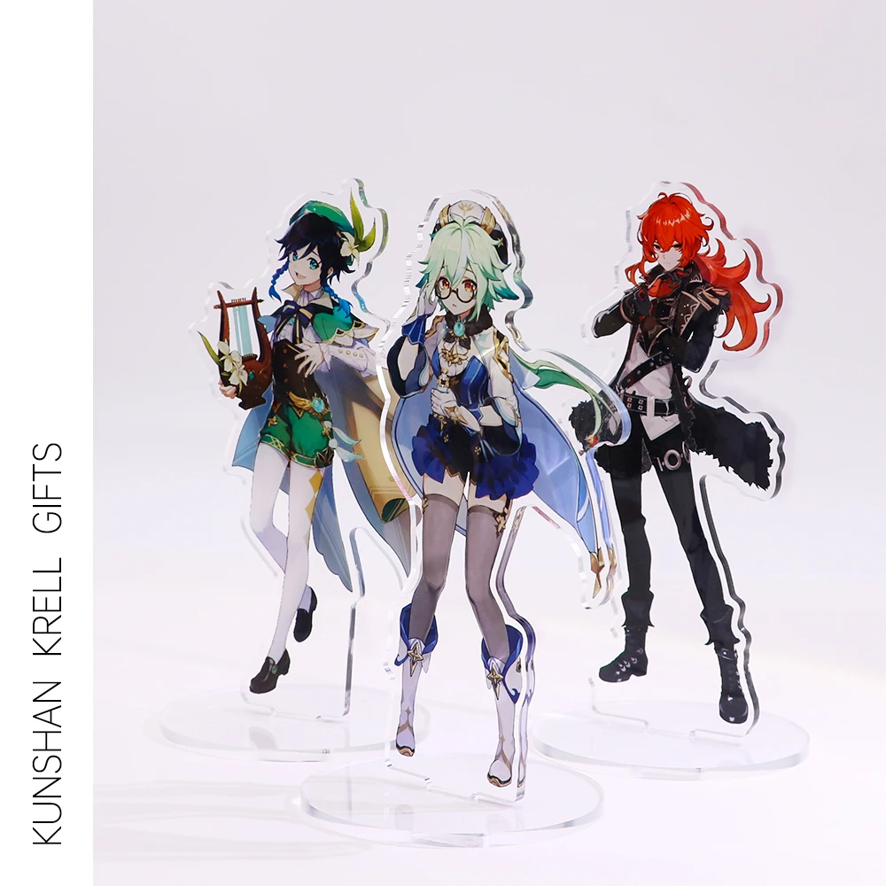 kunshan krell Custom  Custom transparent charm acrylic stand cartoon animation game gift Acrylic Standee Wholesale