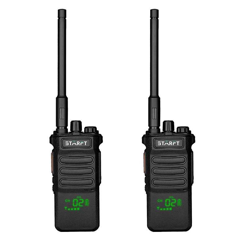 Starft 108D 10W 12Km Portable Radio Handheld Ham Radio Hidden LCD Screen Wireless Radio Walkie Talkie