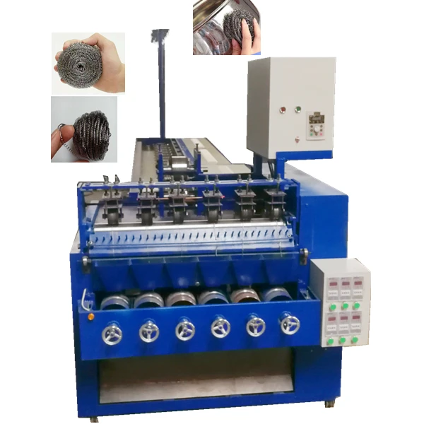 supply Pinch roller stainless steel scourer making machine dish sponge making machine