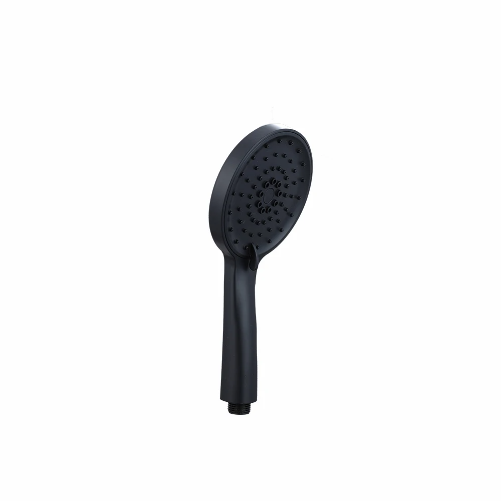Custom Water Saving Black baking varnish ABS hand shower head