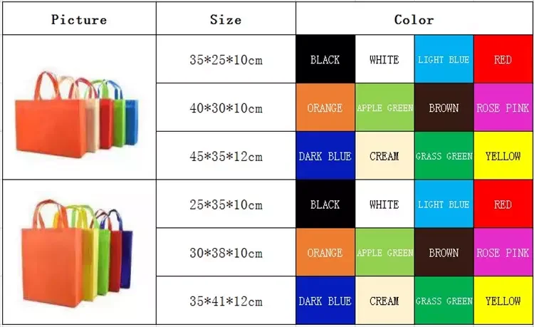 Custom Logo Print Supermarket ECO Reusable Shopping Tote Non woven bag