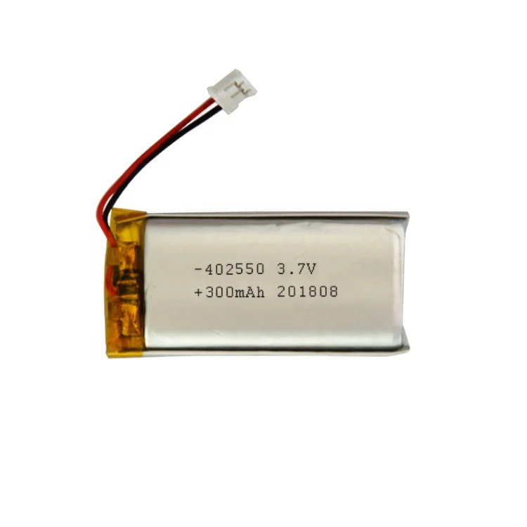 China Manufacturer 451550 3.7v 300mah lipo rechargeable battery