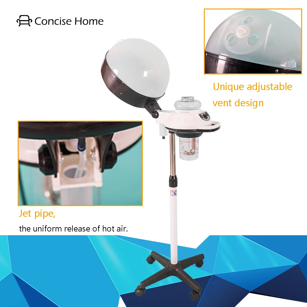 Concise Home electric hydro mist hair steamer wholesale aquatic mister portable hair steamer element hair spa equipment