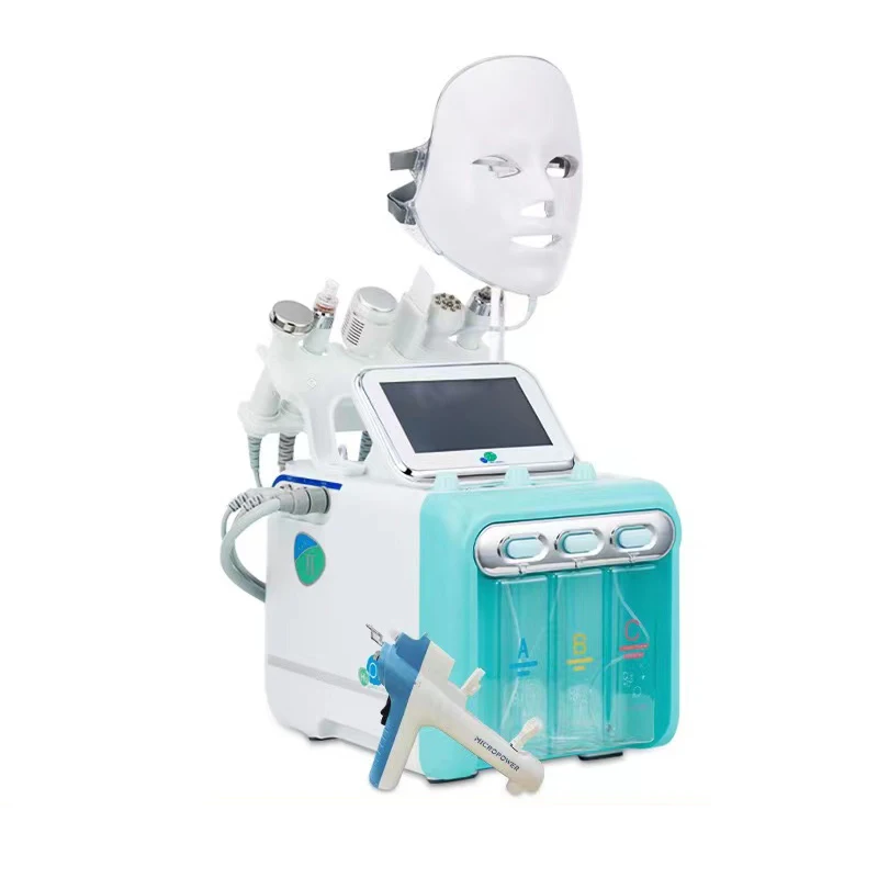 New Products 8 in 1 Aqua Peeling Hydra Oxyge Facial Diamond Dermabrasion Hydra H2o2 Facial Machine