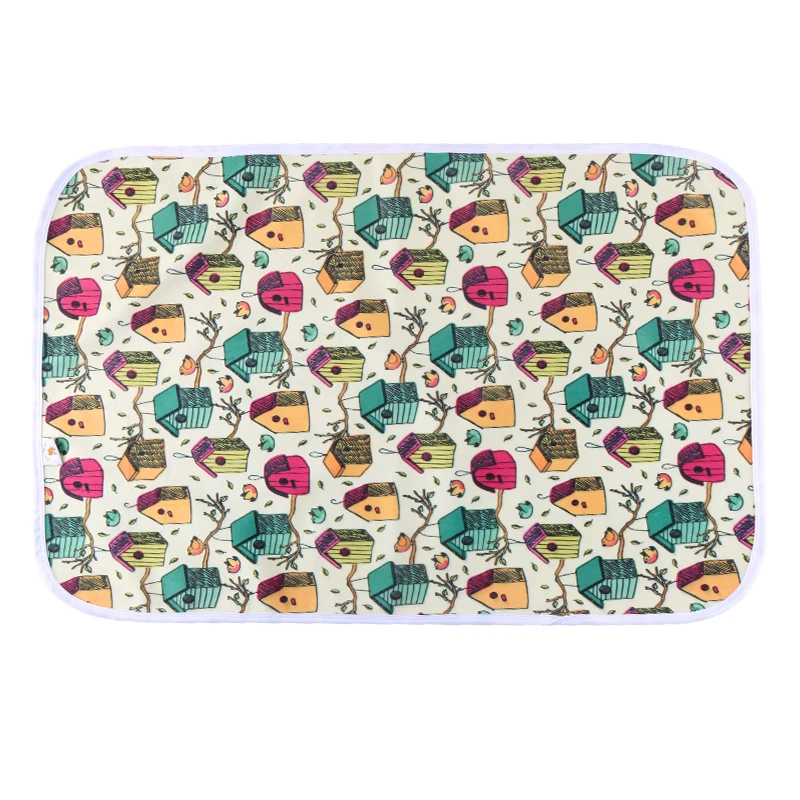 EASYMOM Factory Waterproof TPU Minky Suede Cloth Baby Diaper Changing Mat For Kids Portable Baby Diaper Changing Pad