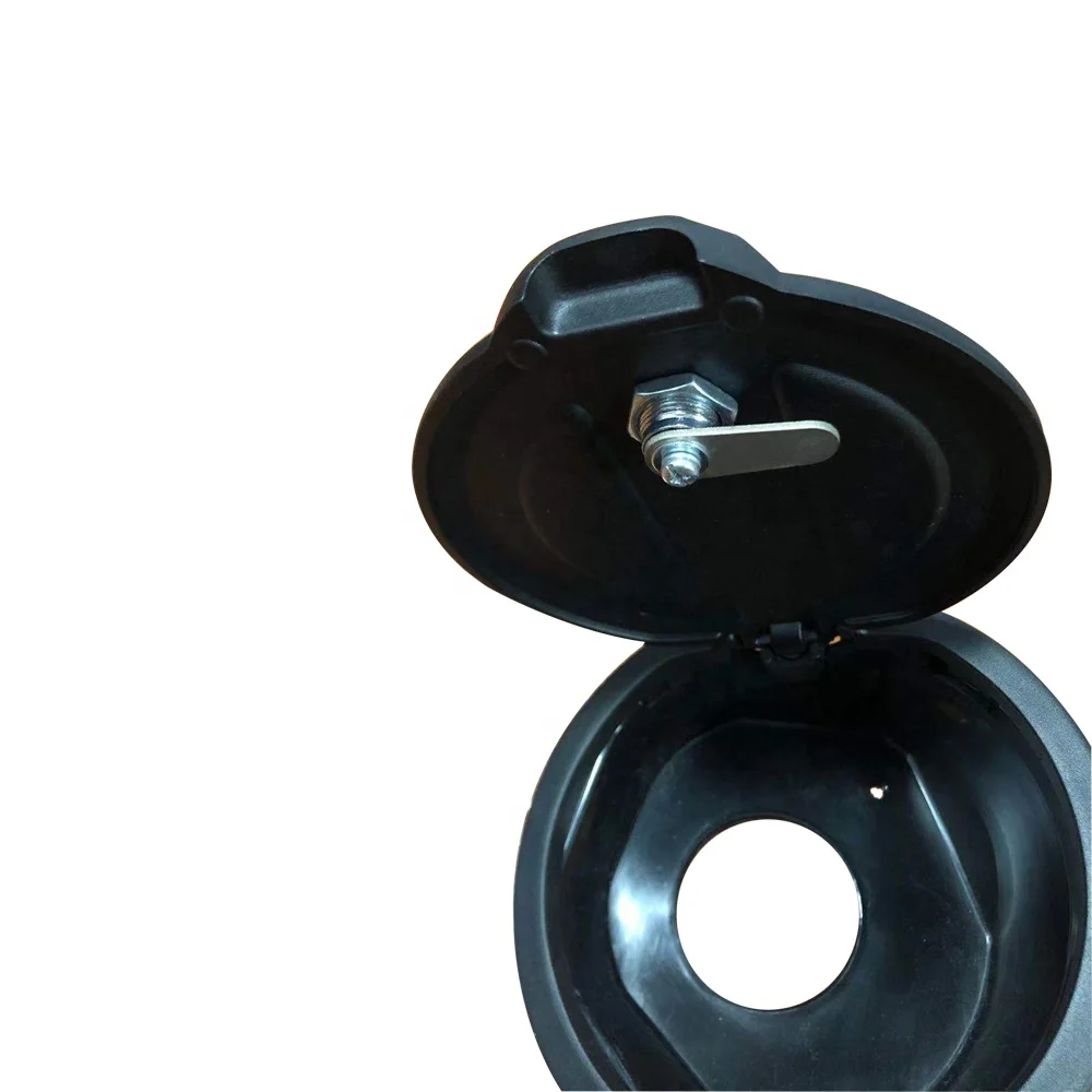 Aluminum alloy fuel tank for cap oil tank cover with key