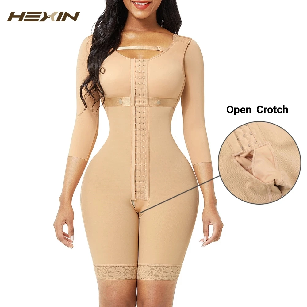 Wholesale New Adjust 3 Hooks And Zipper Fat Tummy Trimmer Control Full Body Shapewear Bodysuit For Women