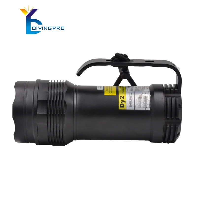 High power rechargeable aluminum  flashlight torch led 5000lumen diving torch