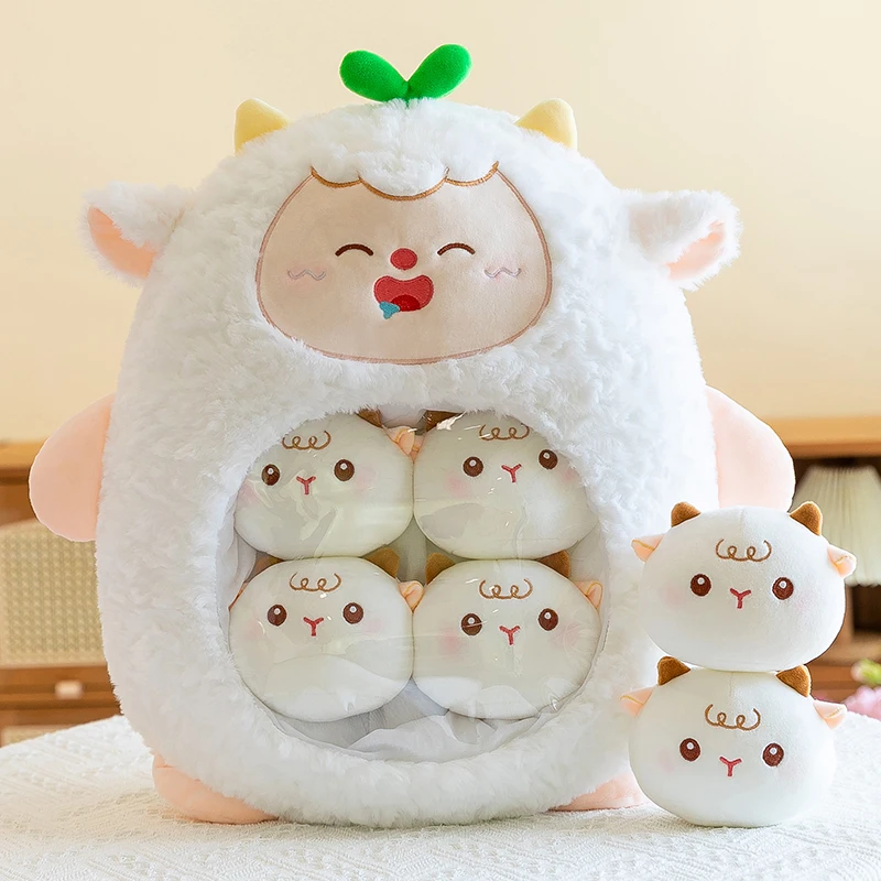 Cute Capybara Snack Pillow Stuffed Mini Animal Capybara Doll For Kids Birthday Gift Capybara Decompression Plush Toy Pillow