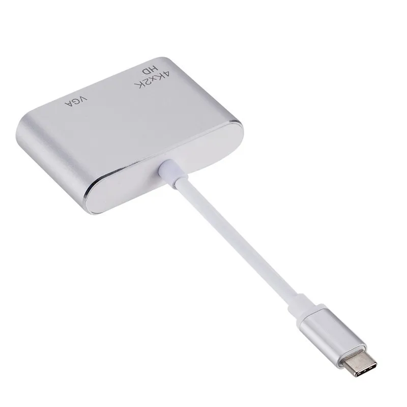 Wholesale USB C to HDMI 4K VGA 1080P Converter Type Adapter for MacBook Pro 2020 Chromebook and Dell