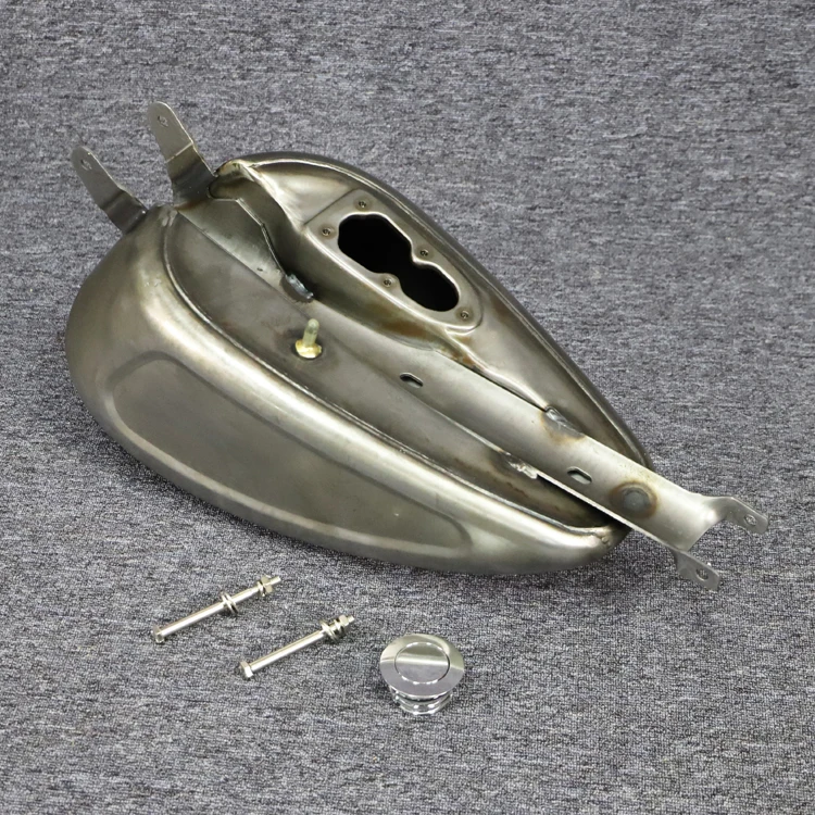 Borske Motorcycle Fuel Oil Gas Tank Box for Harley Sportster 883 Motorcycle Gas Gasoline Fuel Tank